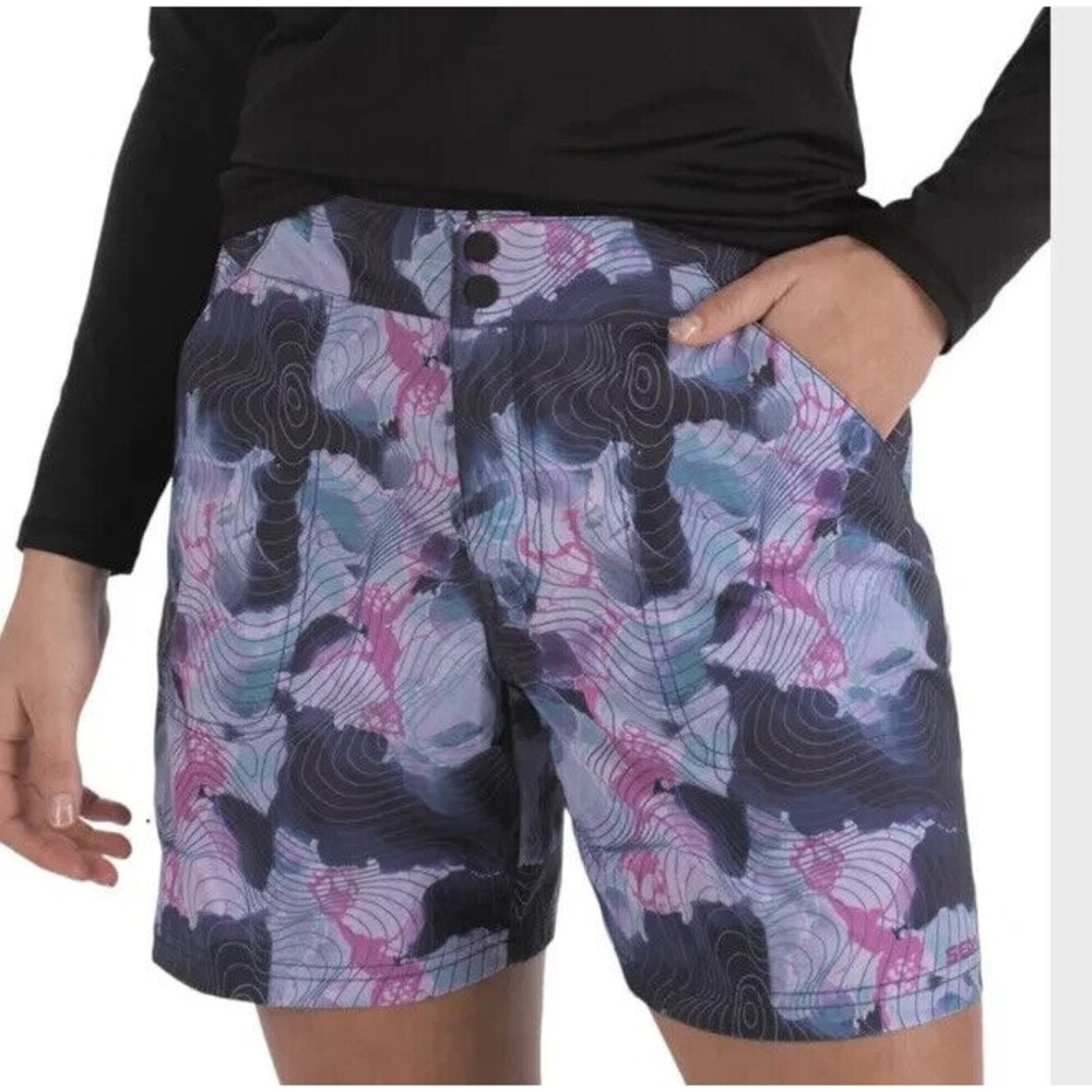 Sea-Doo Ladies 6" Classic Board Short Size S/P with Pockets Stretch‎ NWT 454680